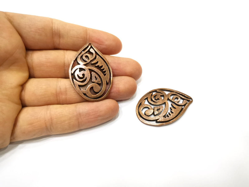 2 Copper Charm Antique Copper Charm (43mm) G17313
