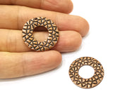 4 Copper Charm Antique Copper Charm (26mm) G17317