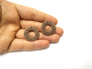 4 Copper Charm Antique Copper Charm (26mm) G17317