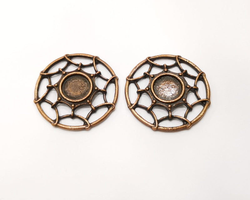 2 Copper Charm Antique Copper Charm (31mm) G17318