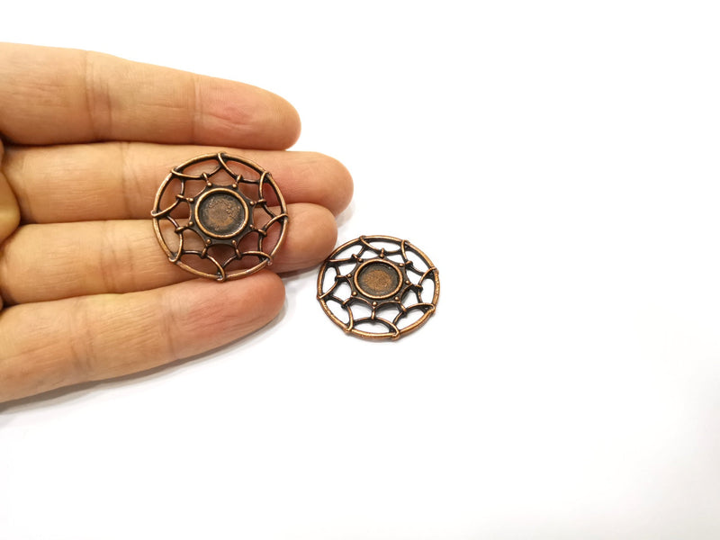 2 Copper Charm Antique Copper Charm (31mm) G17318