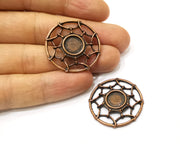 2 Copper Charm Antique Copper Charm (31mm) G17318