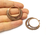 2 Copper Charm Antique Copper Charm (40x39mm) G17330