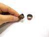 Copper Ring Settings inlay Ring Blank Mosaic Ring Bezel Base Cabochon Mountings (10 mm blank) Antique Copper Plated Brass  G17358