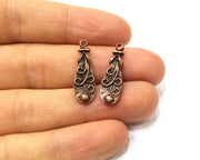 8 Copper Charm Antique Copper Charm (26x8mm) G17363