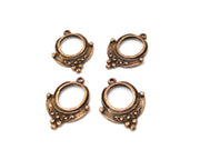 6 Copper Charm Antique Copper Charm (26x20mm) G17376