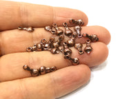 20 Copper Charm Antique Copper Charm (12x6mm) G17384