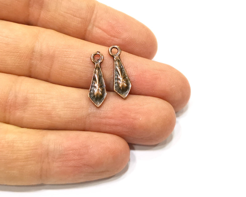 20 Copper Charm Antique Copper Charm (19x6mm) G17409