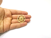 Sun Charms Gold Plated Charms  (31mm)  G16502