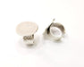 Ring Blank Setting Hammered Ring Base Bezel Ring Backs Glass Cabochon Mounting Adjustable Antique Silver Plated Ring (24mm ) G16541