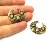 2 Antique Bronze Charm Antique Bronze Plated Charm (29x25mm) G17432