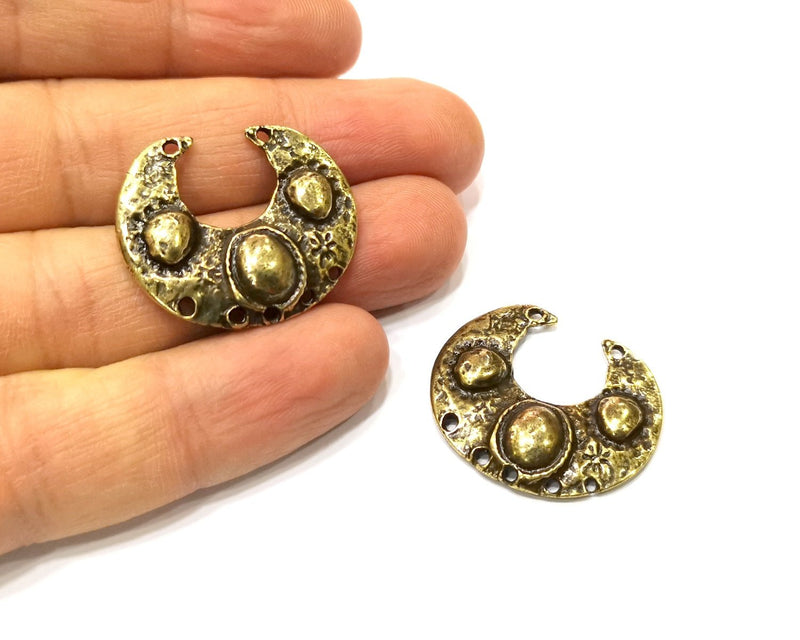 2 Antique Bronze Charm Antique Bronze Plated Charm (29x25mm) G17432