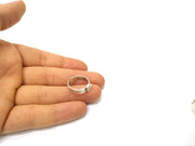 Ring Blank Setting Hammered Ring Base Bezel Ring Backs Glass Cabochon Mounting Adjustable Antique Silver Plated Ring (8mm ) G16617