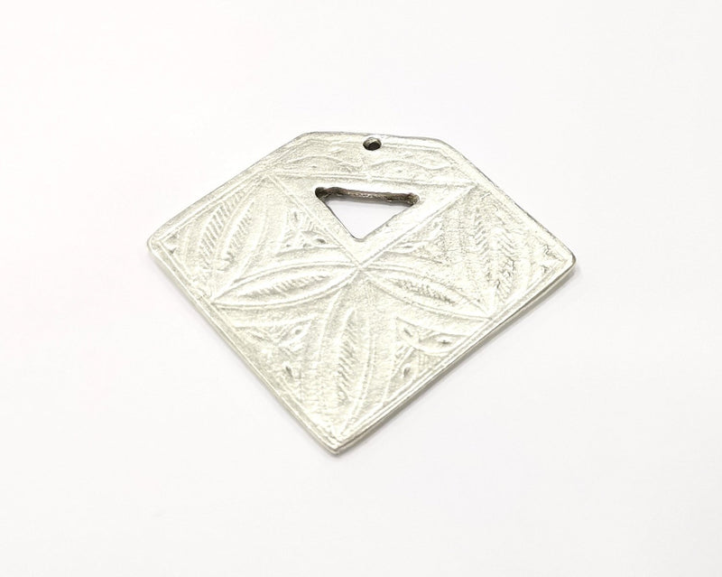 Silver Pendant Antique Silver Plated Pendant (54x46mm) G16637