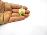 Gold Charms Connector Gold Plated Charms  (43x30mm)  G16660