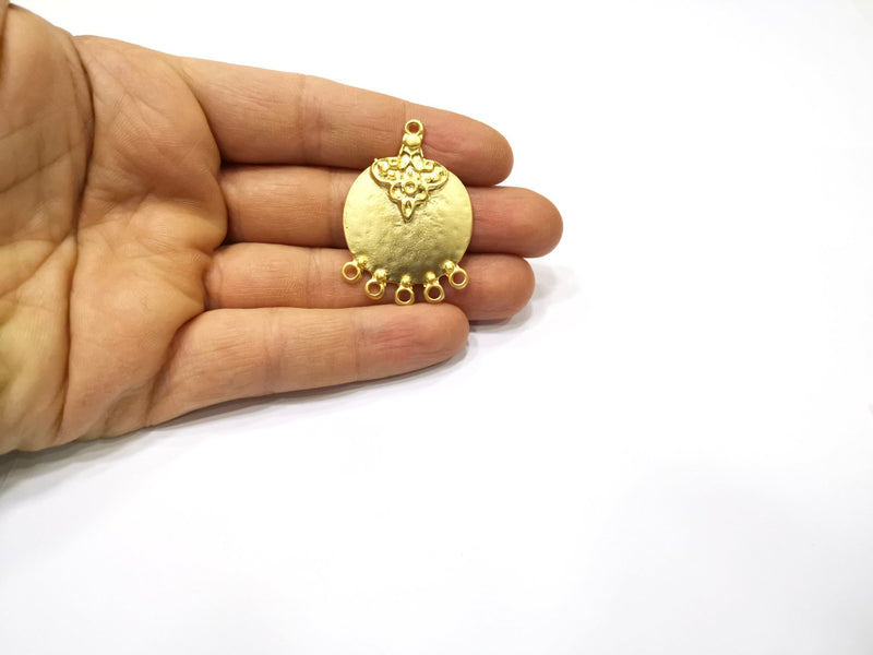 Gold Charms Connector Gold Plated Charms  (43x30mm)  G16660