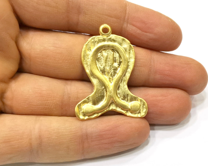 Gold Charms Gold Plated Charms  (39x30mm)  G16687