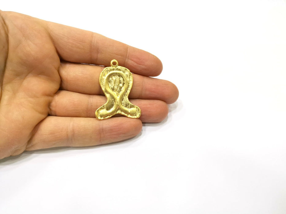 Gold Charms Gold Plated Charms  (39x30mm)  G16687