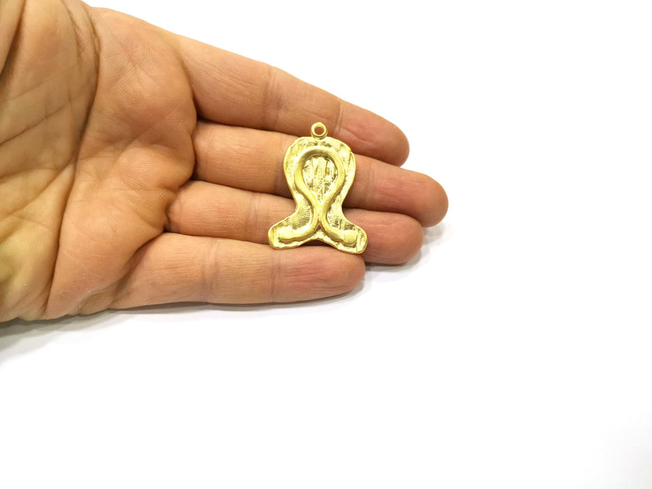 Gold Charms Gold Plated Charms  (39x30mm)  G16687