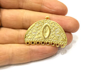 Gold Charms Connector Gold Plated Charms  (41x29mm)  G16698
