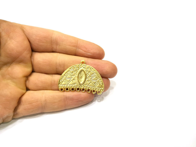 Gold Charms Connector Gold Plated Charms  (41x29mm)  G16698