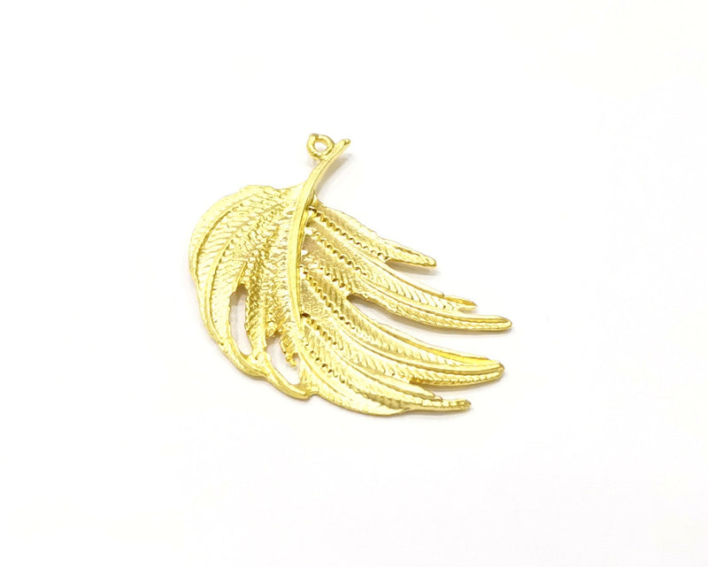Leaf Charms Gold Plated Charms  (41x30mm)  G16701