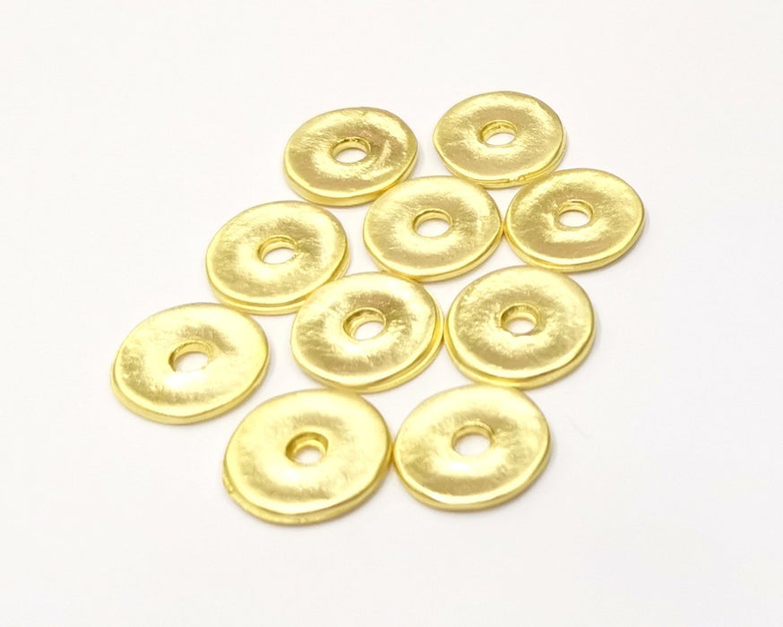 4 Disc Findings Gold Plated Findings (15mm)  G16702