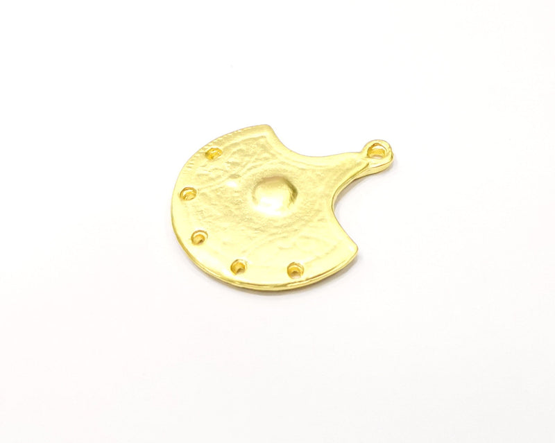 Gold Charms Connector Gold Plated Charms  (35x31mm)  G16710