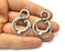 2 Silver Charms Antique Silver Plated Charms (49x34mm)  G16734
