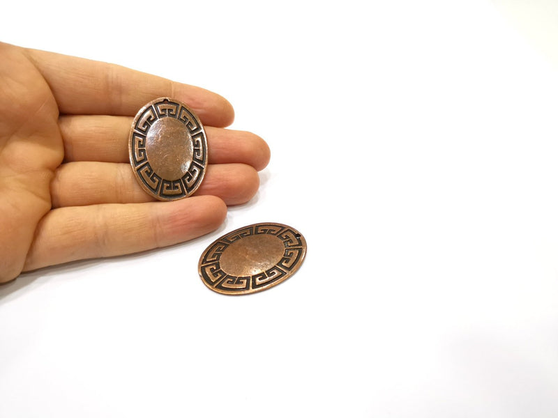 2 Copper Charm Antique Copper Charm (42x30mm) G16810