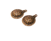2 Copper Charm Antique Copper Charm (33x25mm) G16848