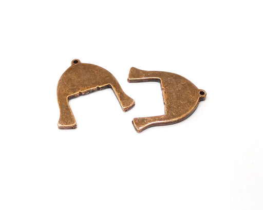 4 Copper Charm Antique Copper Charm (24mm) G16866