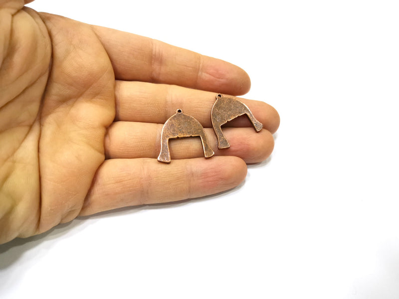 4 Copper Charm Antique Copper Charm (24mm) G16866