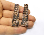 2 Copper Charm Antique Copper Charm (55x16mm) G16868