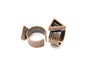 Copper Ring Blank Setting Cabochon Base inlay Ring Backs Mounting Adjustable Ring Base Bezel (9x8mm blank) Antique Copper Plated G16874