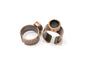 Copper Ring Blank Setting Cabochon Base inlay Ring Backs Mounting Adjustable Ring Base Bezel (10x8mm blank) Antique Copper Plated G16875