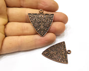 2 Copper Charm Antique Copper Charm (37x30mm) G16880