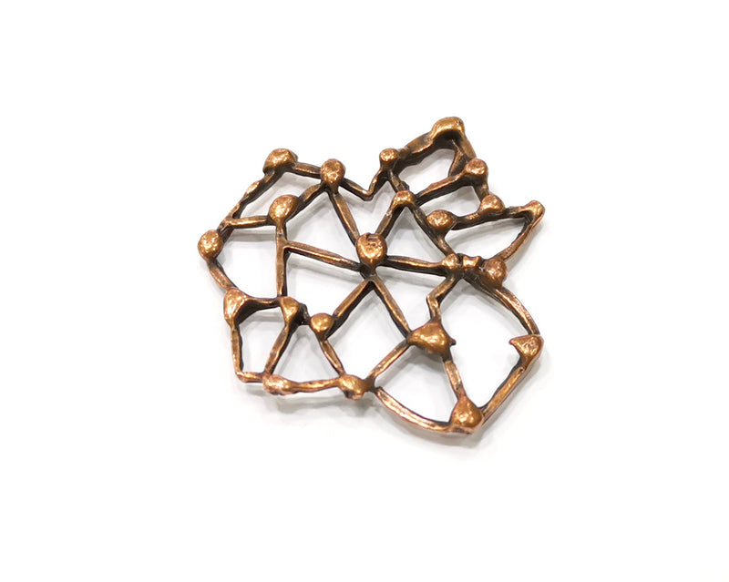 2 Copper Charm Antique Copper Charm (42mm) G17513