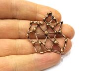 2 Copper Charm Antique Copper Charm (42mm) G17513