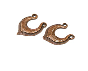 4 Copper Charm Antique Copper Charm (30x25mm) G16884
