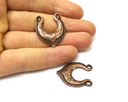 4 Copper Charm Antique Copper Charm (30x25mm) G16884