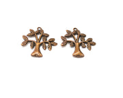2 Tree Charm Antique Copper Charm (31x30mm) G16886