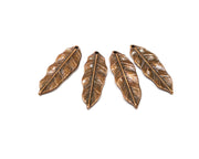 4 Leaf Charm Antique Copper Charm (34x12mm) G16891
