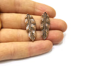 4 Leaf Charm Antique Copper Charm (34x12mm) G16891