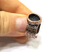 Copper Ring Blank Setting Cabochon Base inlay Ring Backs Mounting Adjustable Ring Base Bezel (10x8mm blank) Antique Copper Plated G16892