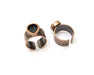 Copper Ring Blank Setting Cabochon Base inlay Ring Backs Mounting Adjustable Ring Base Bezel (10x8mm blank) Antique Copper Plated G16892