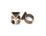 Copper Ring Blank Setting Hammered Cabochon Base inlay Ring Backs Mounting Adjustable Ring Base Bezel (14x13mm) Antique Copper Plated G16903