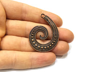 2 Copper Charm Antique Copper Charm (45x34mm) G16907
