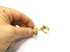 Raw Brass Ring Blank Bezel Settings Cabochon Base Mountings Adjustable Resin Blank  (15x15mm blank ) G16914