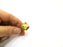 Raw Brass Ring Blank Bezel Settings Cabochon Base Mountings Adjustable Resin Blank  (12mm blank ) G16984